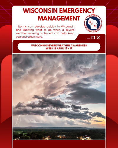 Graphic for Severe Weather Week April 13 -17