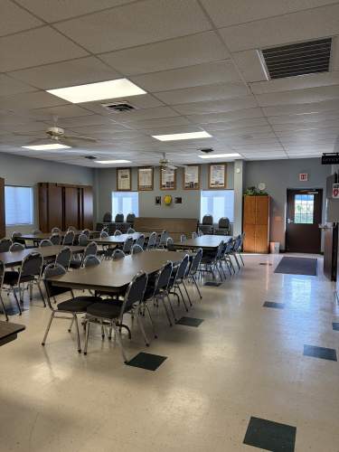 town hall tables