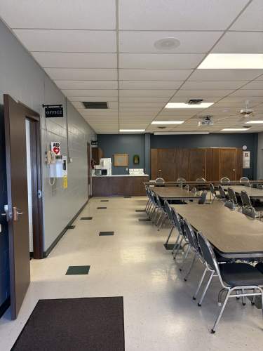 town hall tables and chairs