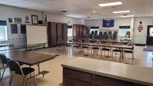 Interior of the Tilden Town Hall